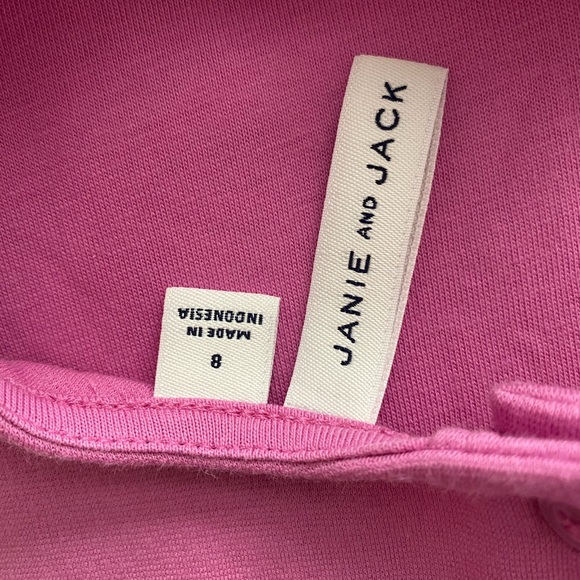 Janie and Jack Pink A-line Sundress with Sleeveless Design - Picture 4 of 4